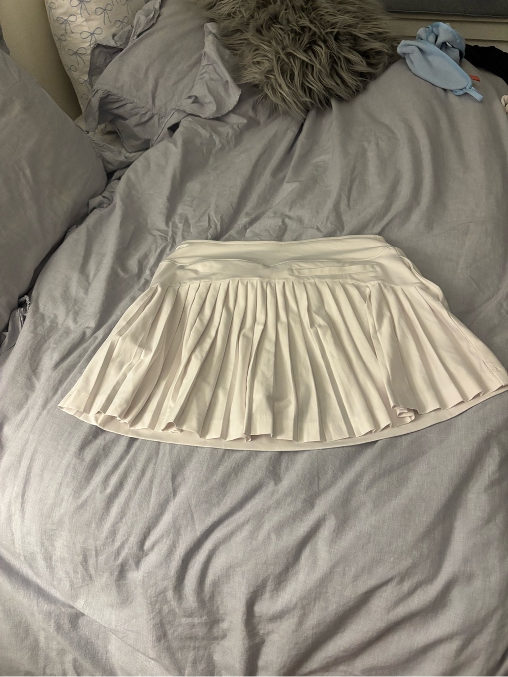 Slazenger White Pleated Skater Skirt